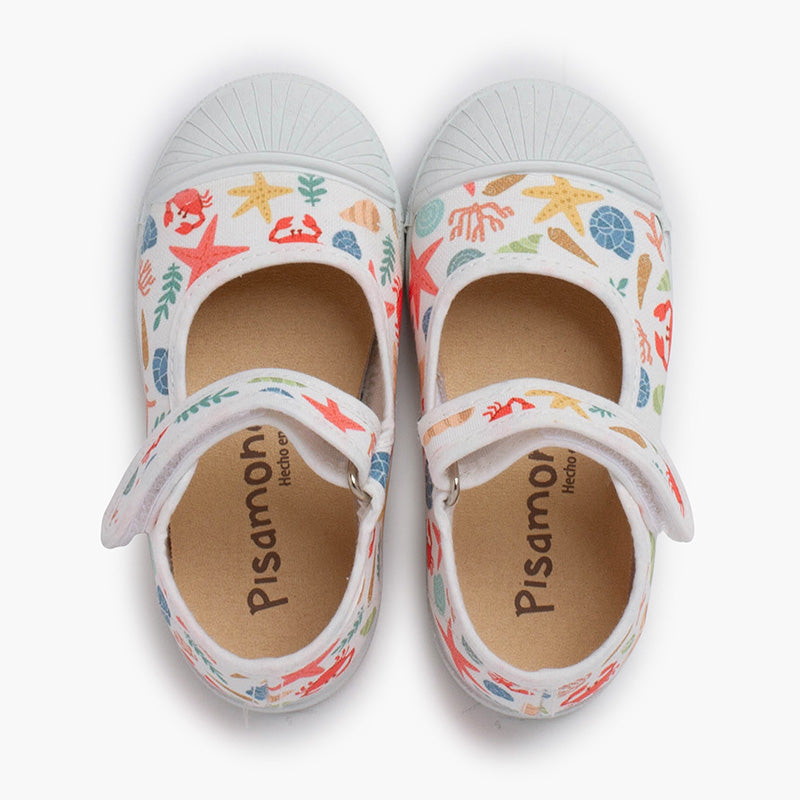 Pisamonas 海洋世界帆布鞋