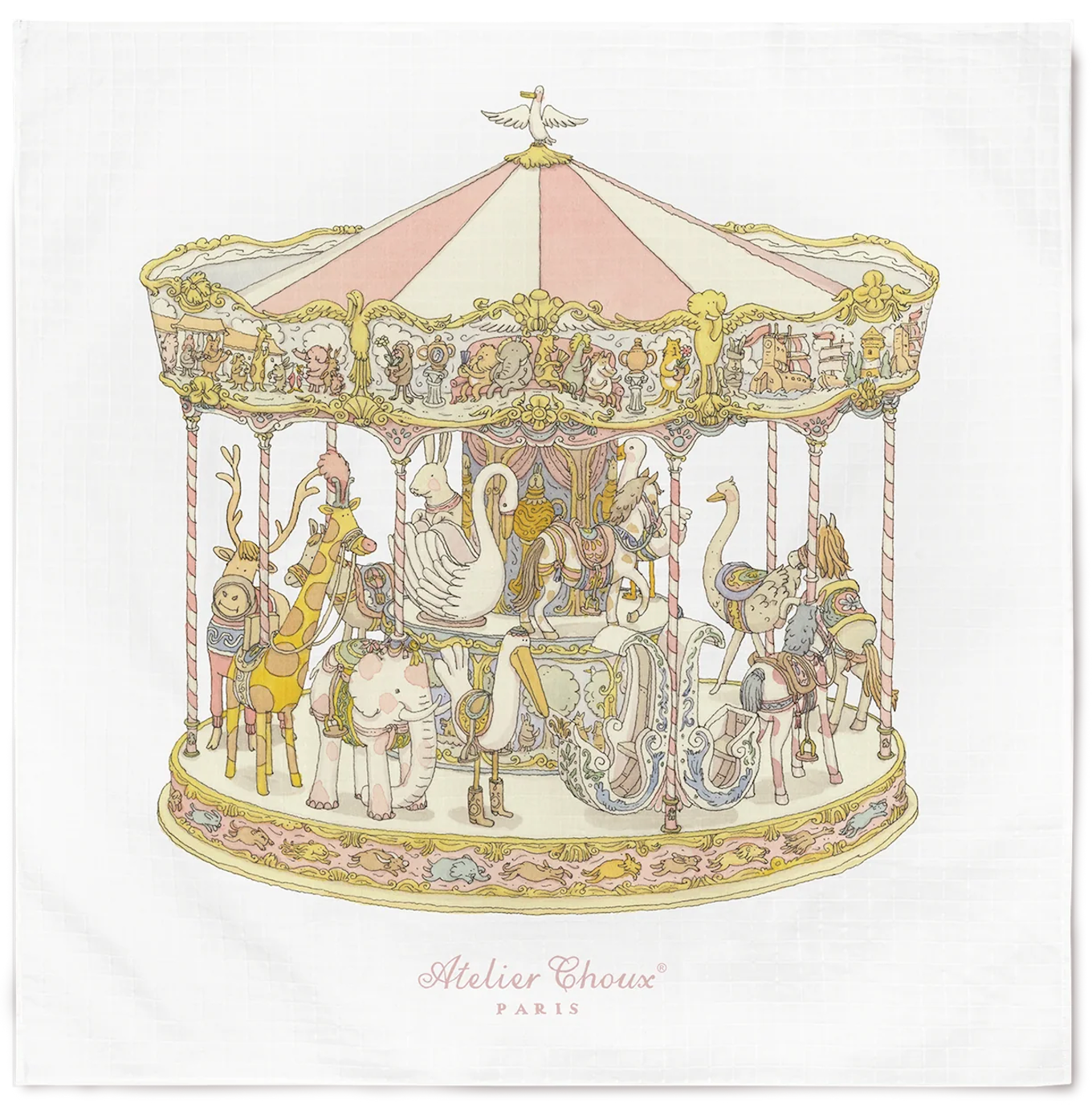 Atelier Choux 旋轉木馬包巾