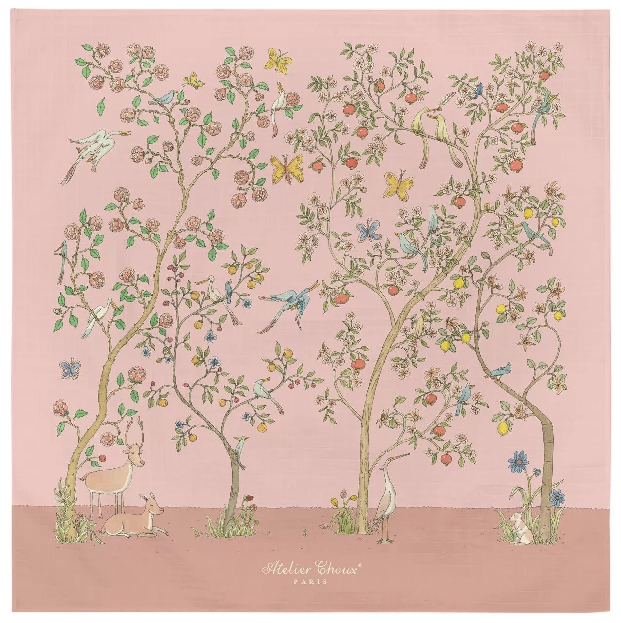 Atelier Choux IN BLOOM PINK 包巾