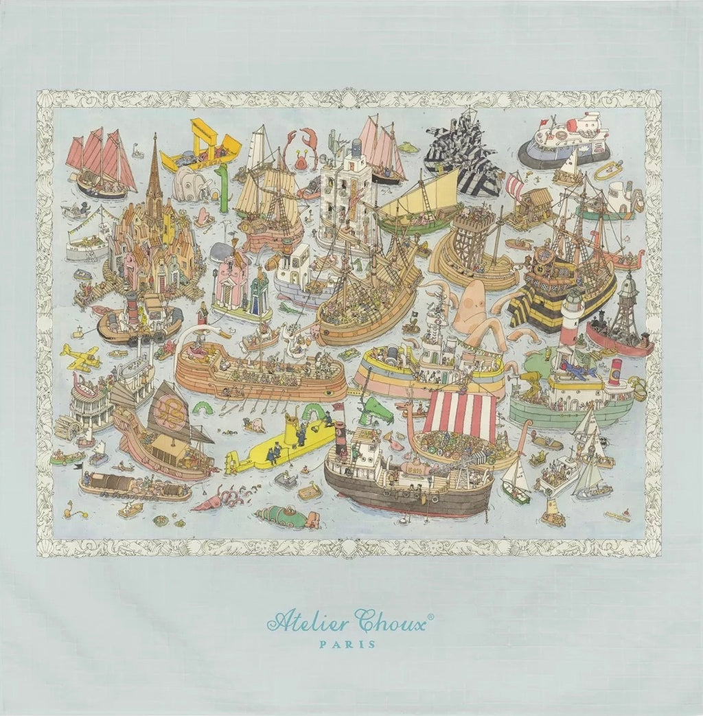 Atelier Choux 海洋歷險包巾
