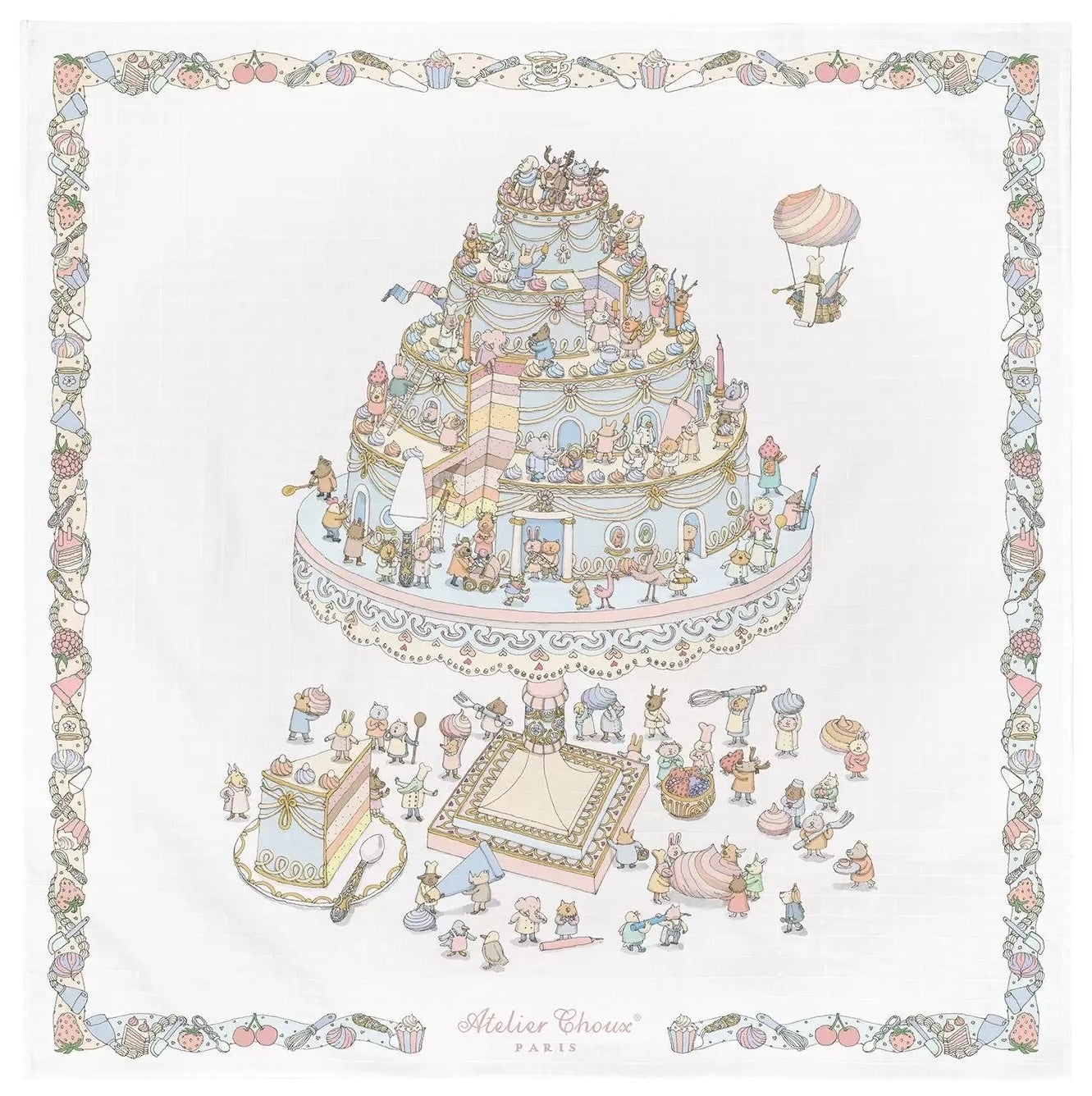 Atelier Choux 蛋糕塔包巾