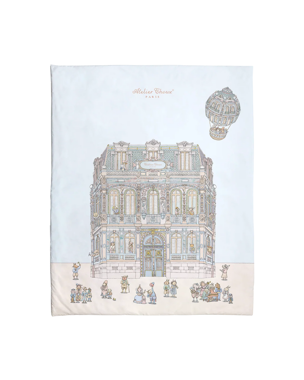 Atelier Choux 雙面鋪棉被-城堡/蛋糕塔