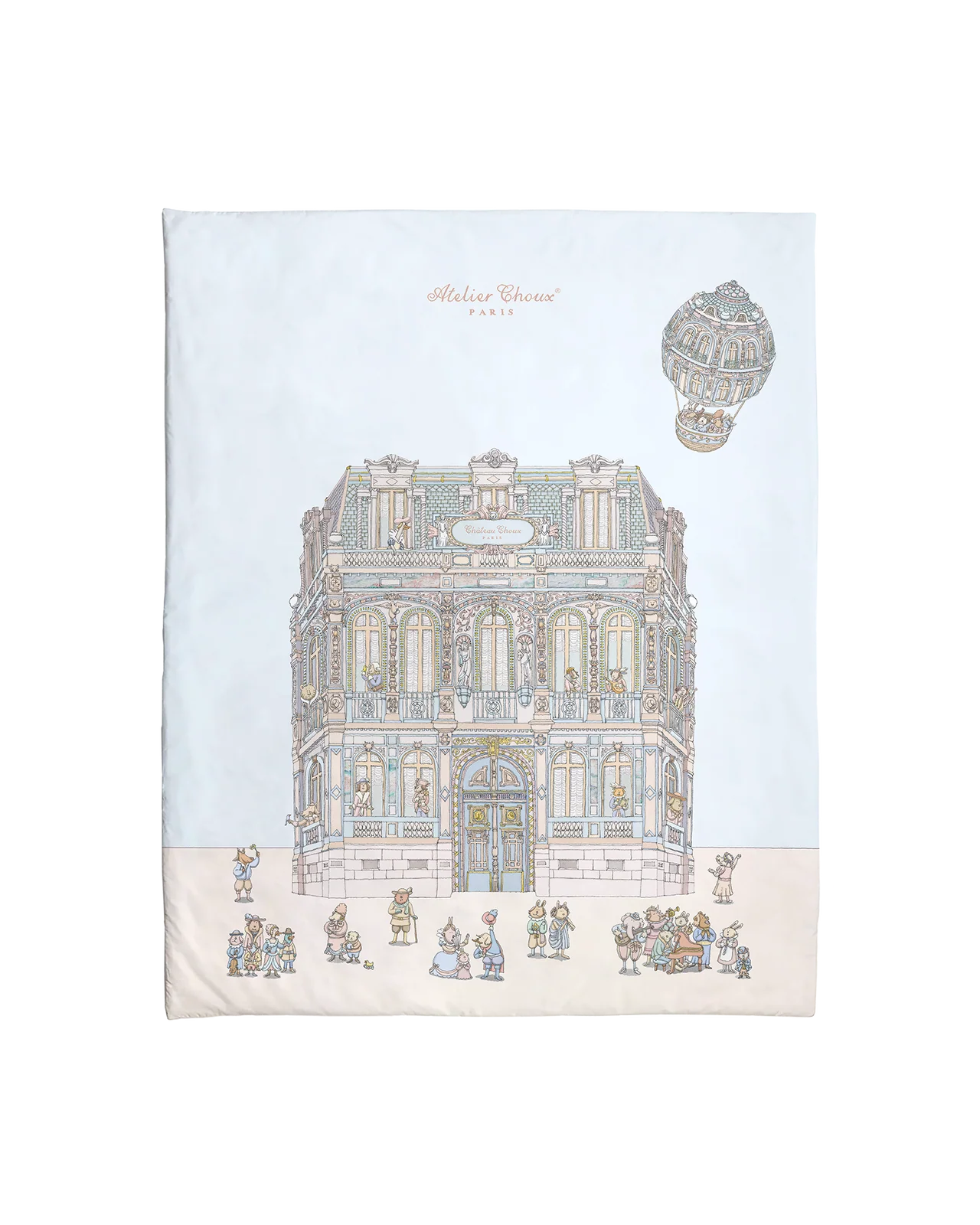 Atelier Choux 雙面鋪棉被-城堡/蛋糕塔